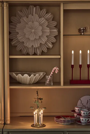 킨들 무선 대림절 캔들스틱 30 cm - Dark red - Scandi Living | 스칸디리빙