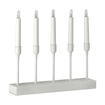 킨들 무선 대림절 캔들스틱 30 cm - White - Scandi Living | 스칸디리빙