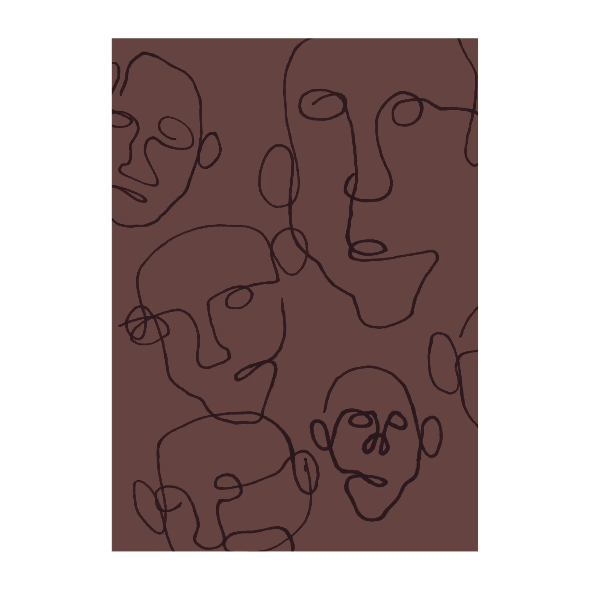 오디언스 포스터 브라운, 30x40 cm Scandi Living | 스칸디리빙