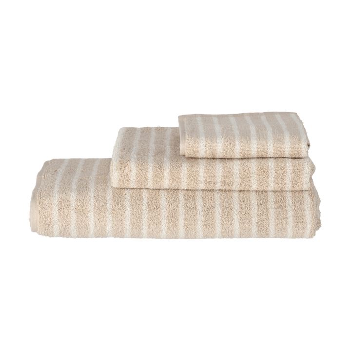 드리프트 타월 30x50 cm, Beige-white Scandi Living | 스칸디리빙