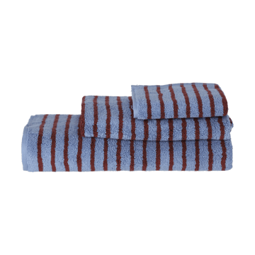 드리프트 타월 30x50 cm - Blue-red - Scandi Living | 스칸디리빙