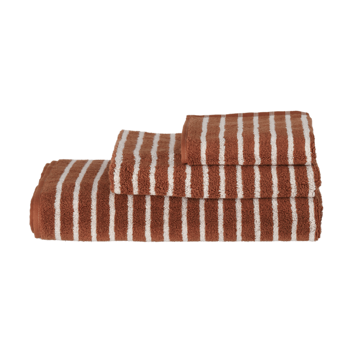 드리프트 타월 30x50 cm, Brown-white Scandi Living | 스칸디리빙