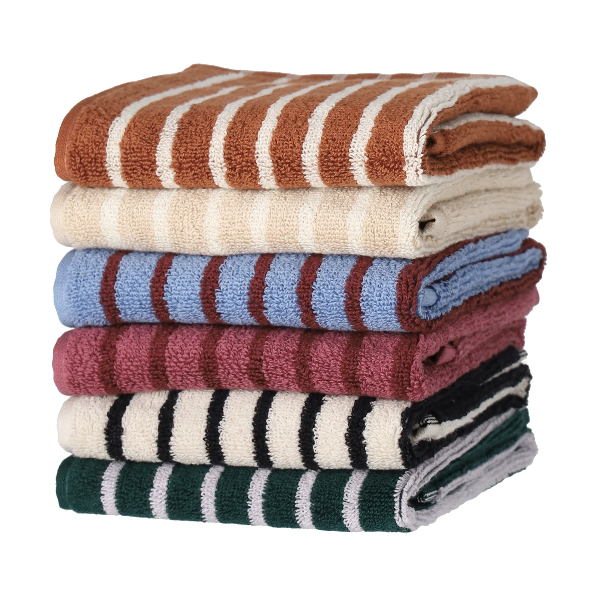 드리프트 타월 30x50 cm, Green-purple Scandi Living | 스칸디리빙