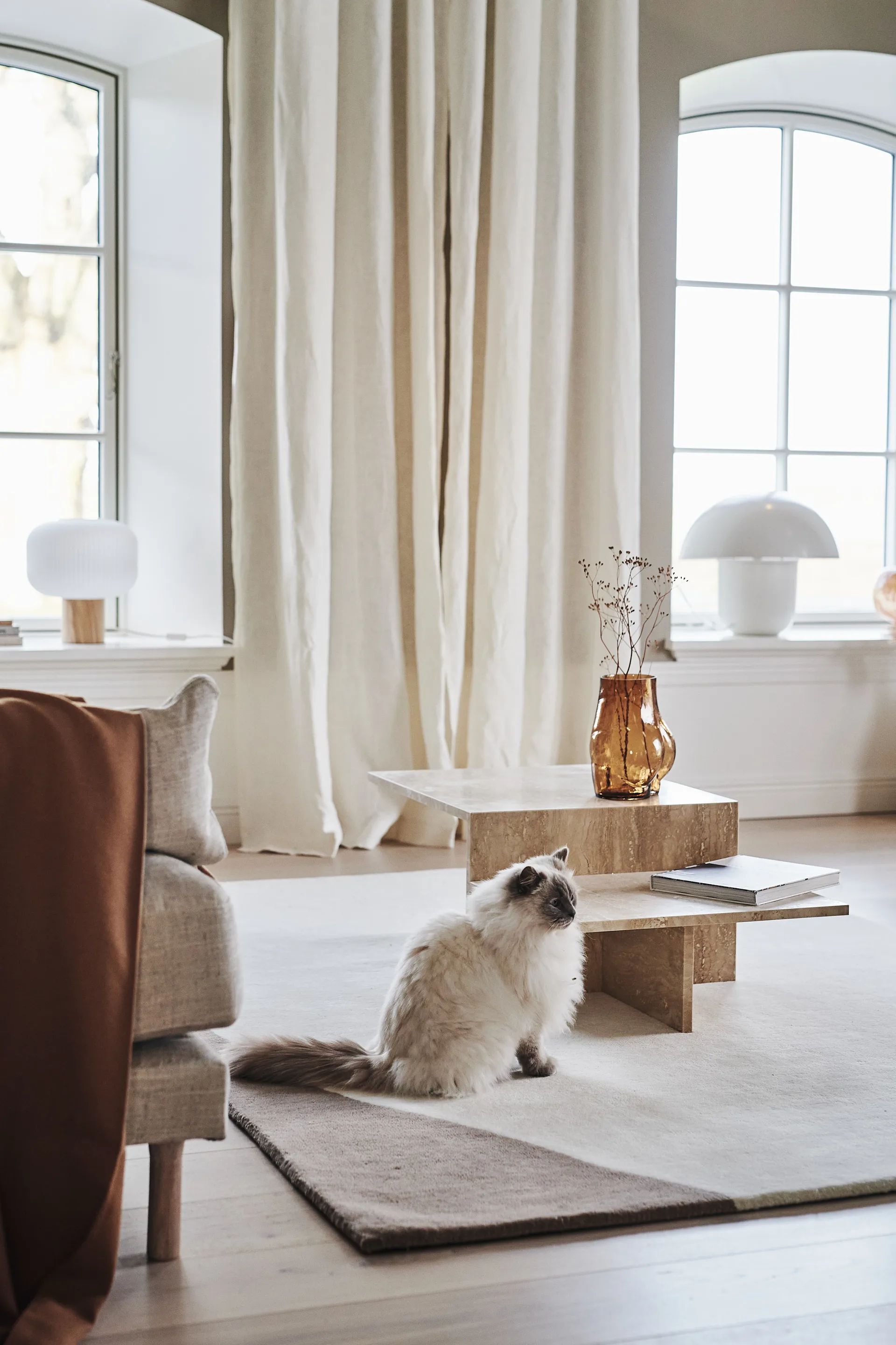 페어 테이블 조명 34.5 cm, Frosted glass-ash Scandi Living | 스칸디리빙