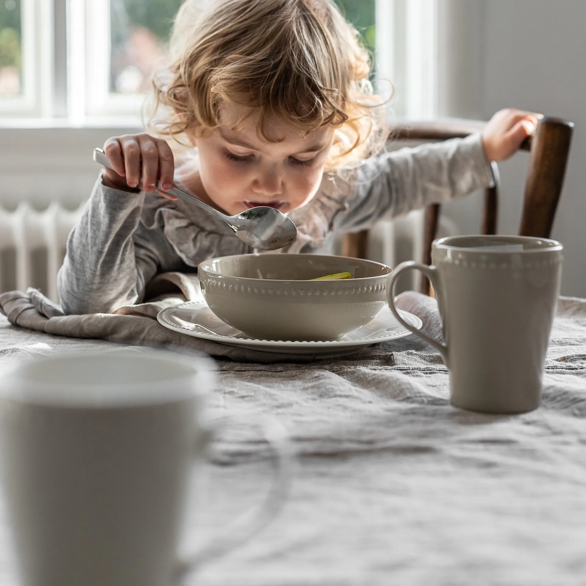 닷츠 머그 35 cl 4개 세트, Beige Scandi Living | 스칸디리빙