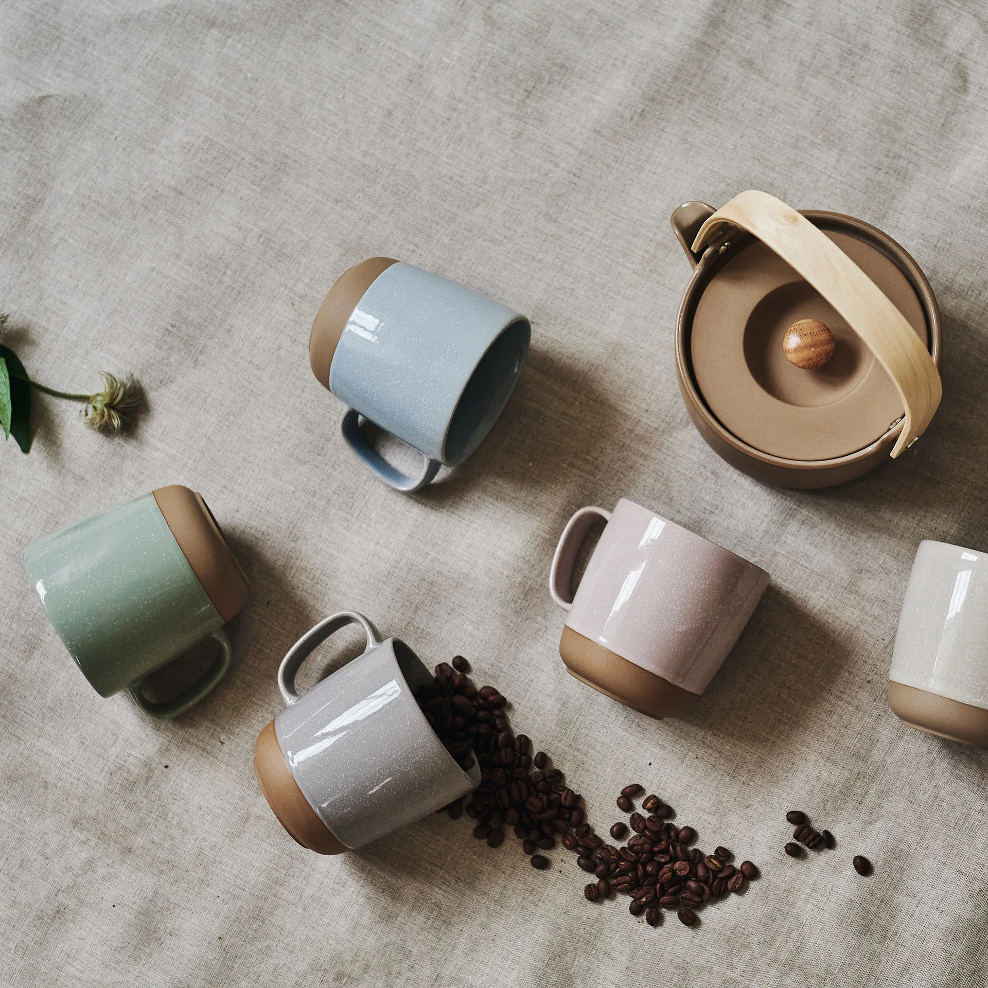 포슬 머그 35 cl, green Scandi Living | 스칸디리빙