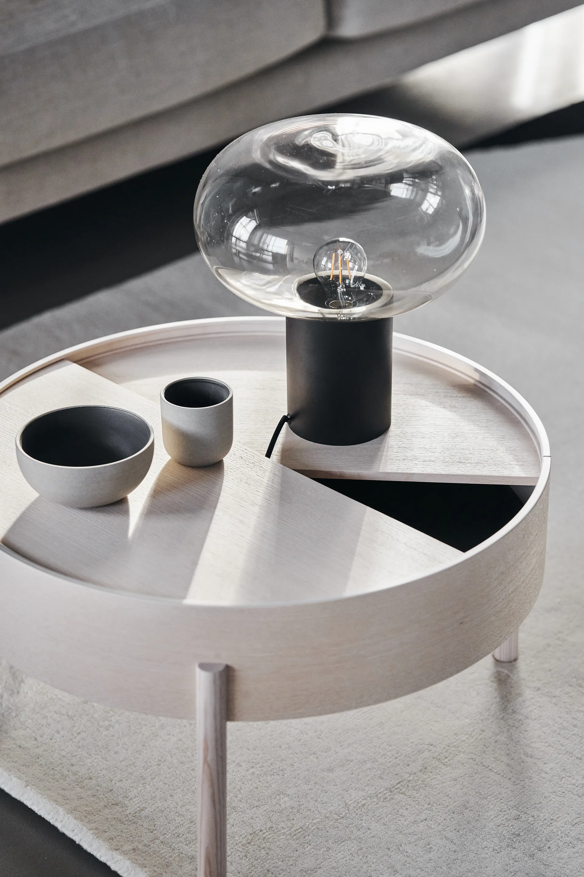 라이징 테이블 조명 35.5 cm, Black  Scandi Living | 스칸디리빙