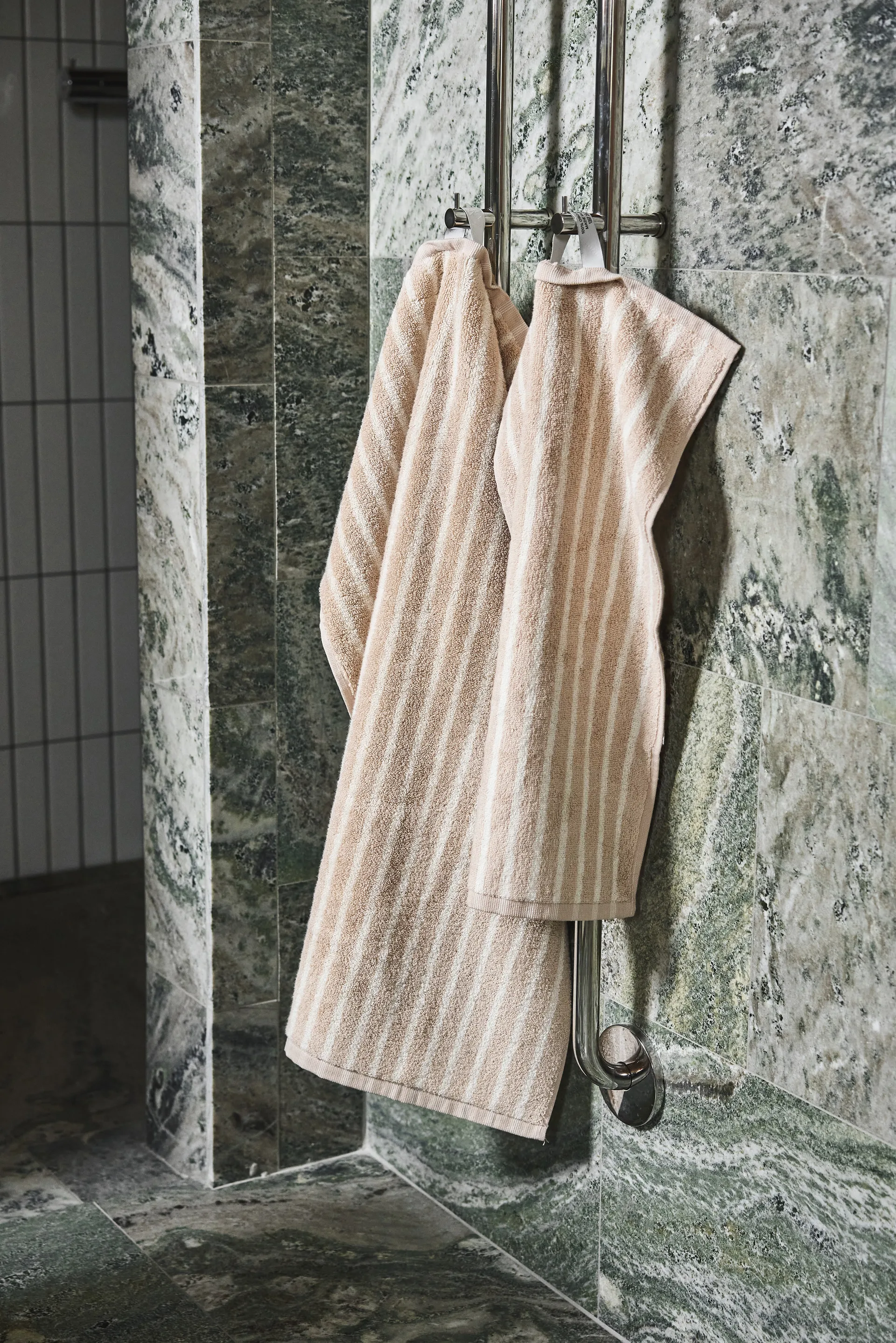 드리프트 타월 4개 세트 - Beige-White,  Scandi Living