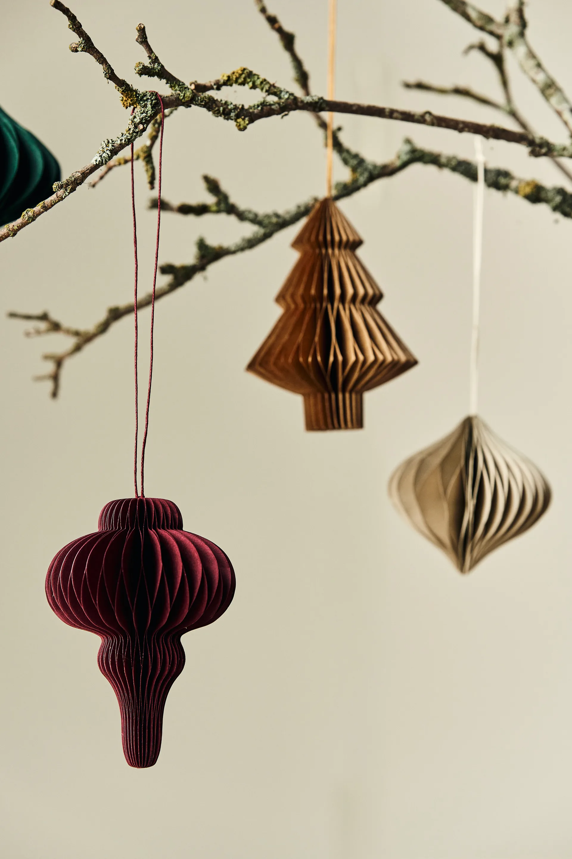 트리 바우블 4개 세트, Natural Scandi Living | 스칸디리빙