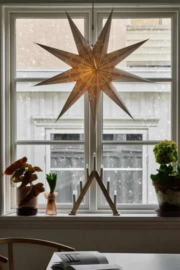 노르드 대림절 캔들스틱 40 cm - Dark stained - Scandi Living | 스칸디리빙