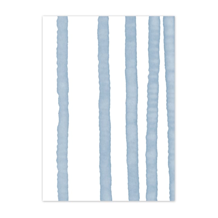 리니지 포스터 블루 - 40x50 cm - Scandi Living | 스칸디리빙