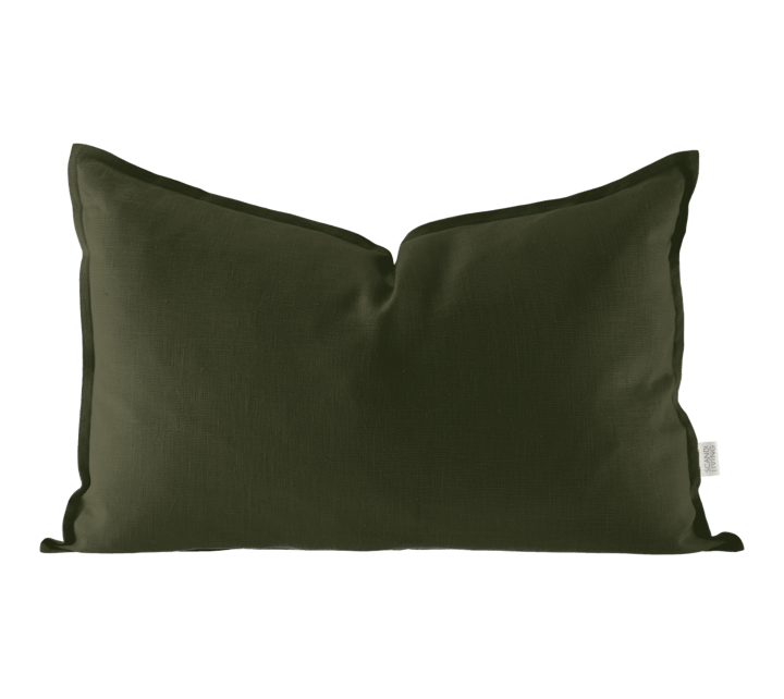 캄 리넨 베개 커버 40x60 cm - Forest Green - Scandi Living | 스칸디리빙