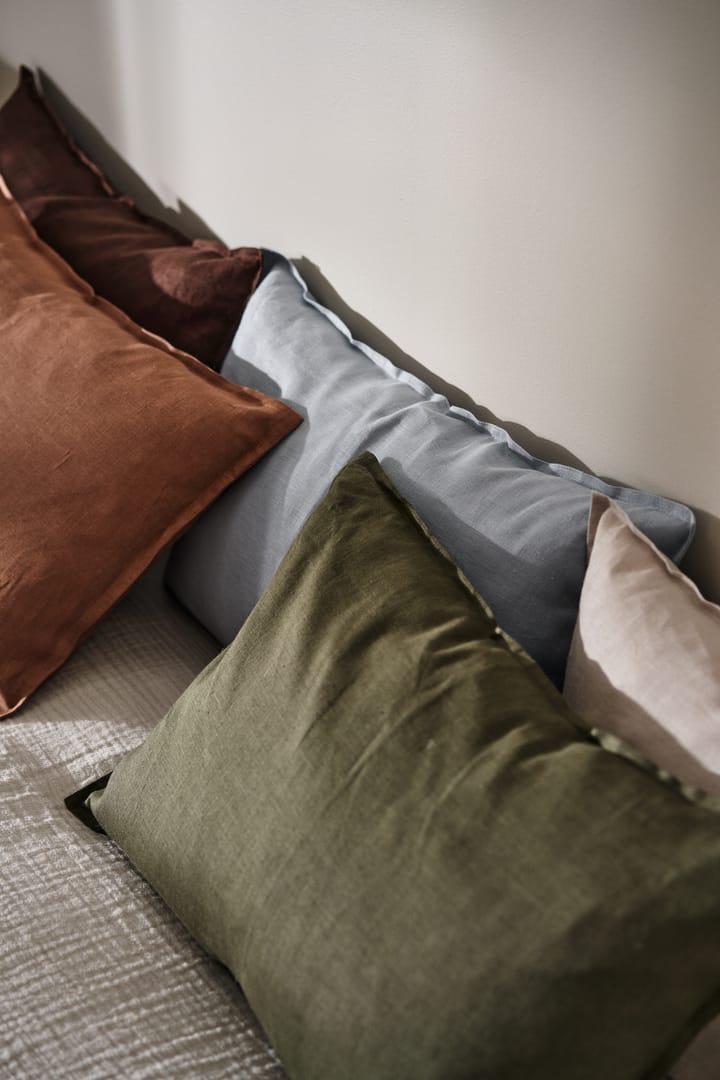 캄 리넨 베개 커버 40x60 cm, Forest Green Scandi Living | 스칸디리빙