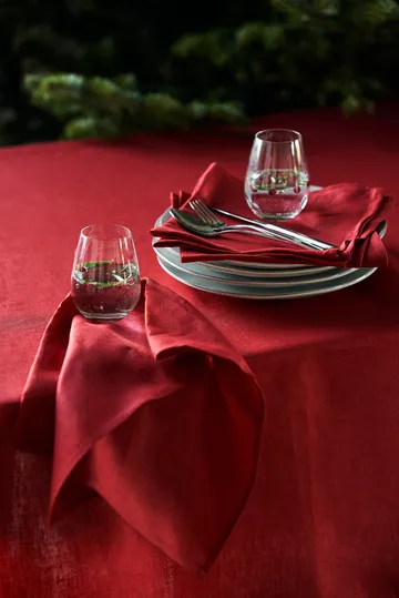 클린 주방타올  40x70 cm 2개 세트 - Red - Scandi Living | 스칸디리빙