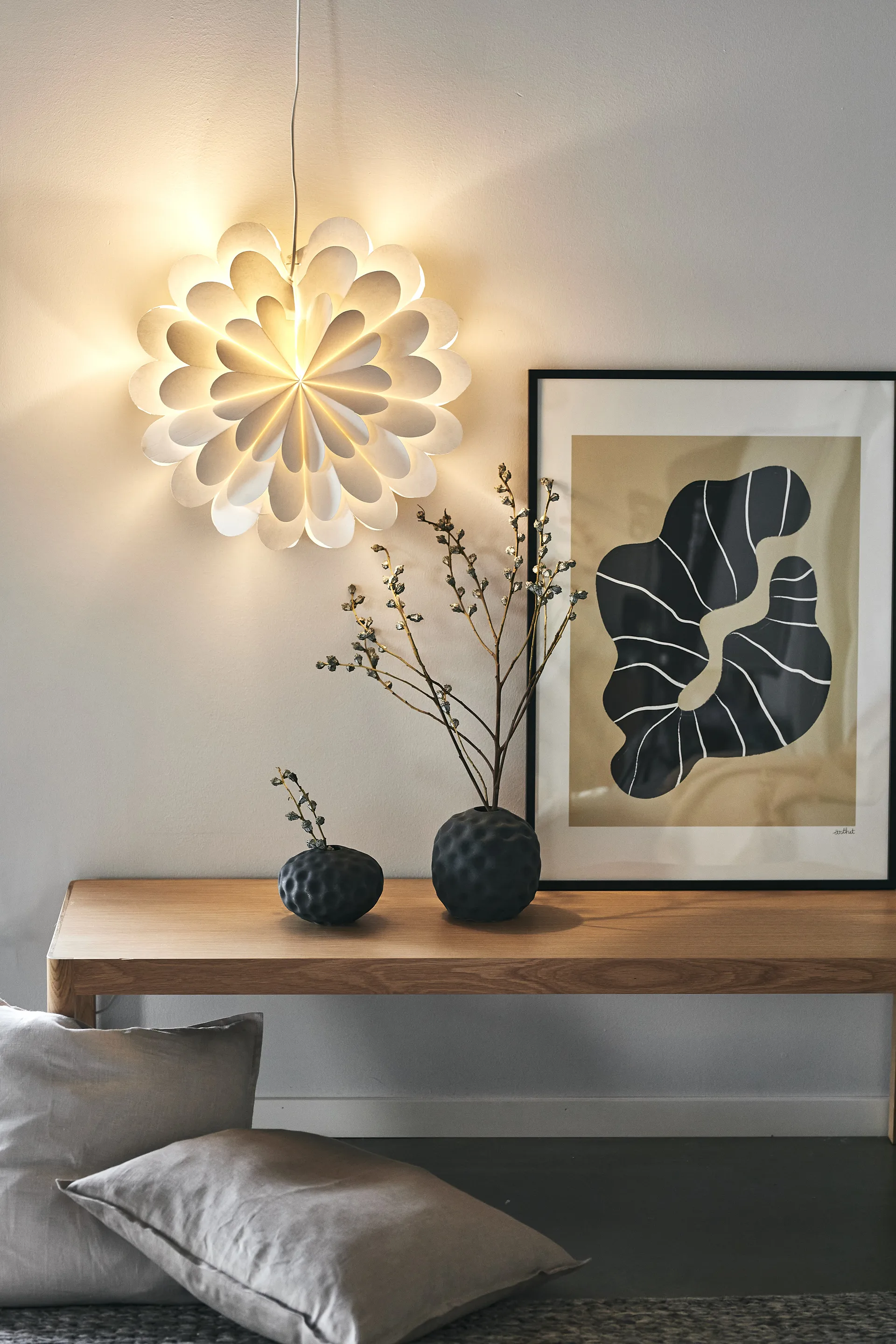 루시아 크리스마스 별 조명용 전등갓 45 cm, White Scandi Living | 스칸디리빙