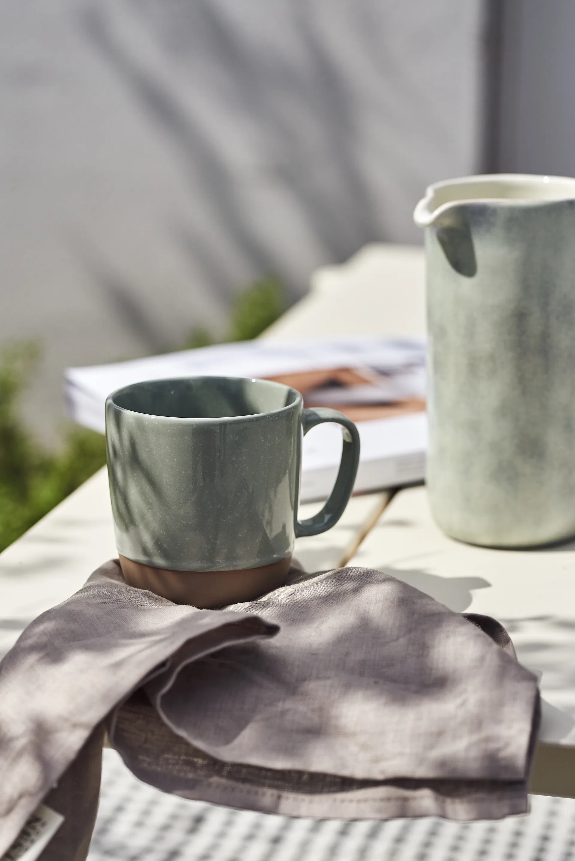 클린 냅킨 45 x 45 cm 4개 세트, smokey blue Scandi Living | 스칸디리빙