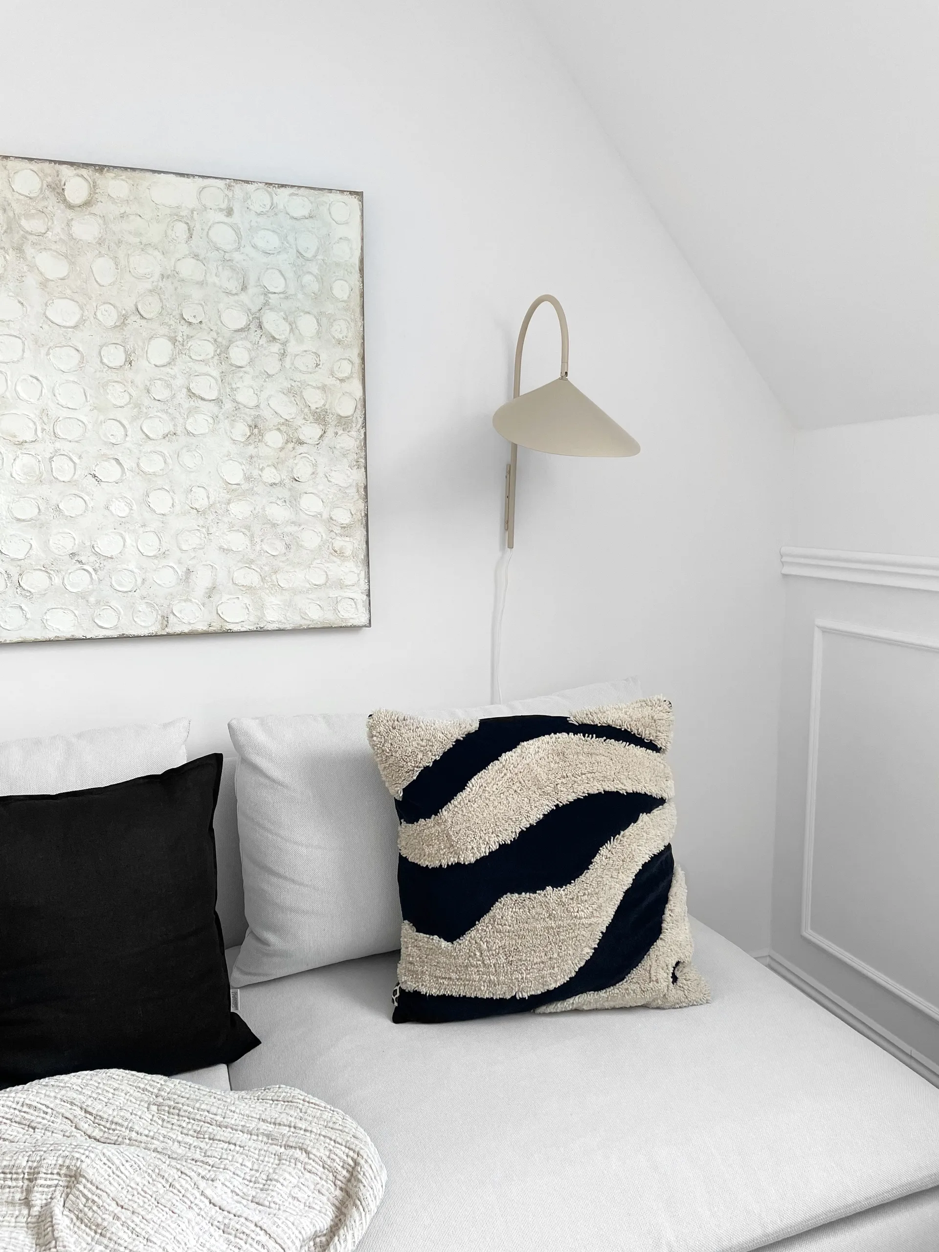 캄 리넨 쿠션 커버 50x50 cm, Carbon Scandi Living | 스칸디리빙