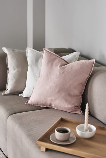 캄 리넨 쿠션 커버 50x50 cm - Dusty Rose - Scandi Living | 스칸디리빙