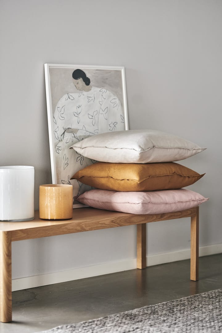 캄 리넨 쿠션 커버 50x50 cm, Dusty Rose Scandi Living | 스칸디리빙