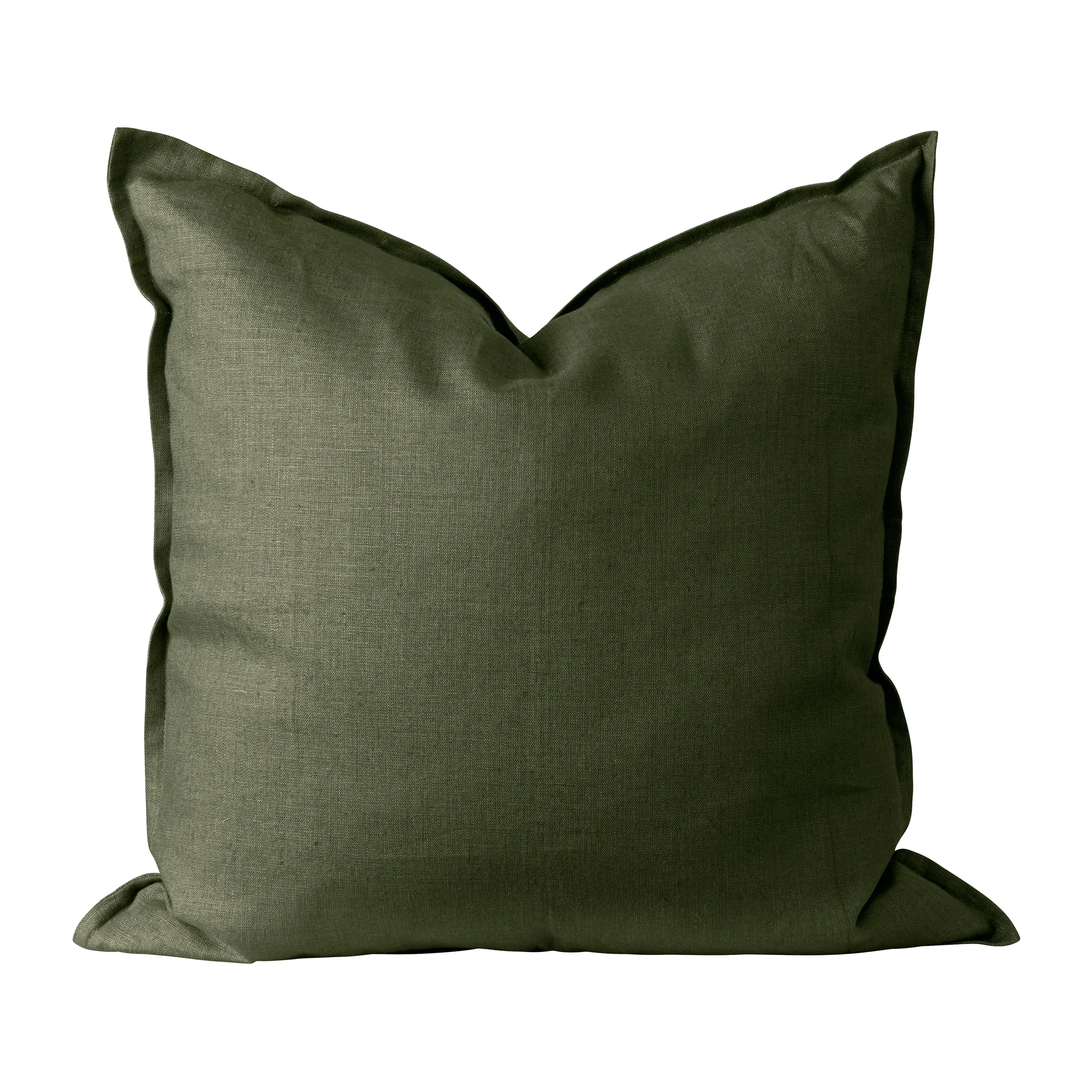 캄 리넨 쿠션 커버 50x50 cm, Forest Green Scandi Living | 스칸디리빙