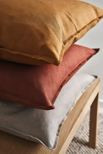 캄 리넨 쿠션 커버 50x50 cm - Mustard - Scandi Living | 스칸디리빙