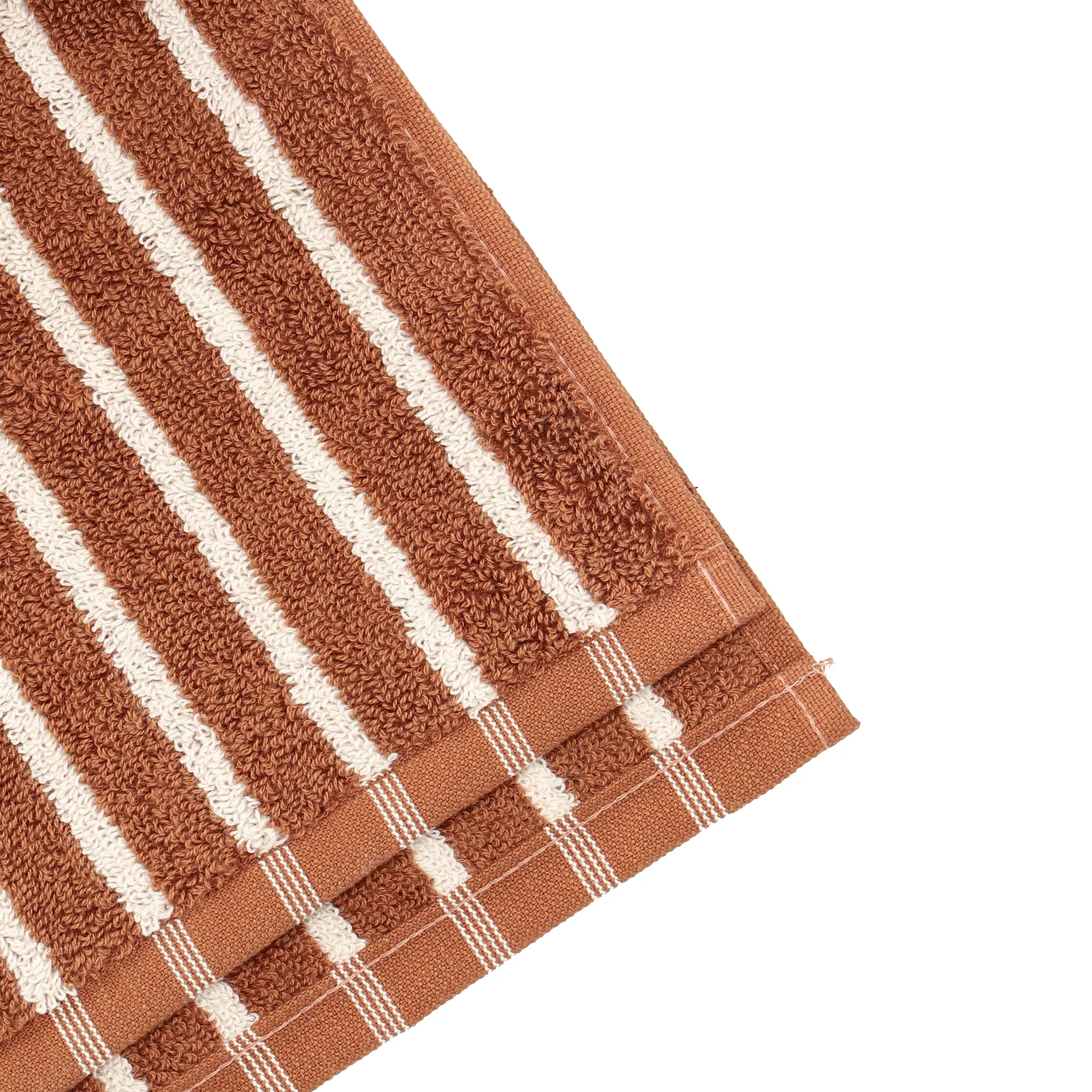 드리프트 타월 50x70 cm, Brown-white Scandi Living | 스칸디리빙