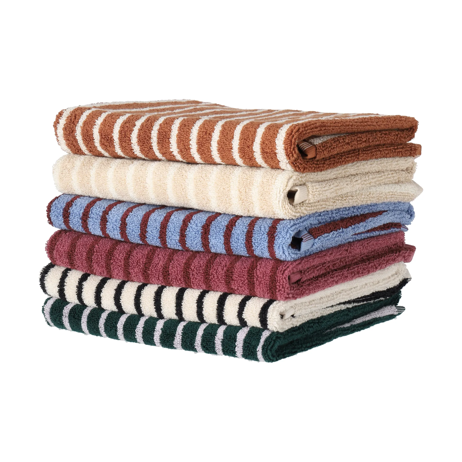 드리프트 타월 50x70 cm, Brown-white Scandi Living | 스칸디리빙