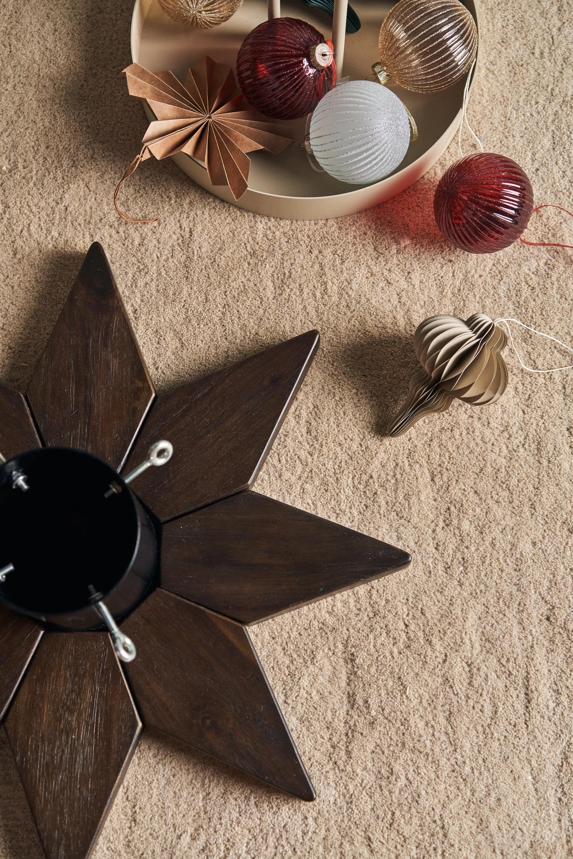 홀리데이 바우블 6개 세트, Red Scandi Living | 스칸디리빙