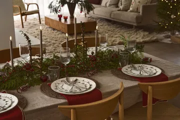 봉봉 크리스마스 트리 볼 6개 세트 - Red - Scandi Living | 스칸디리빙