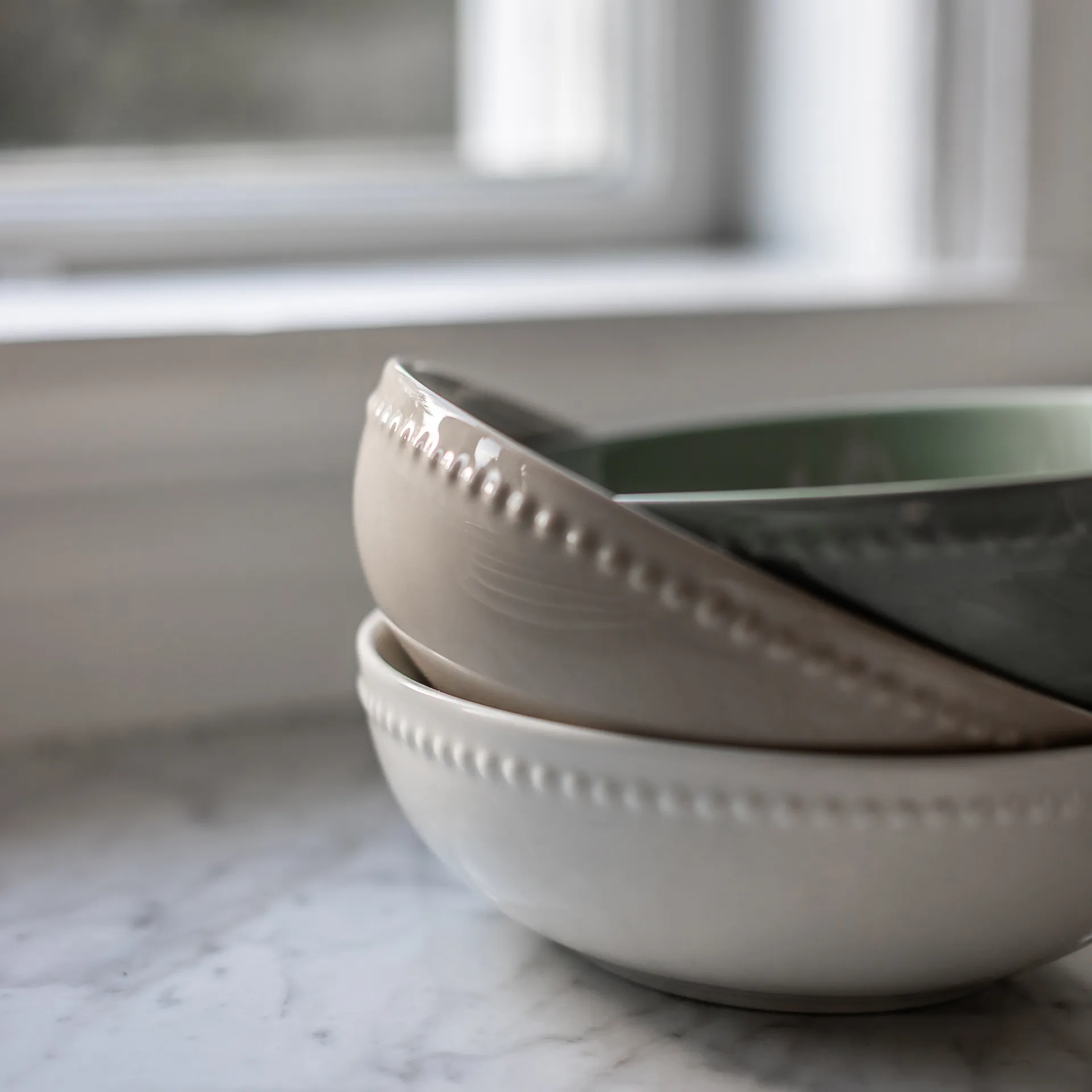 닷츠 브랙퍼스트 보울 60 cl 4개 세트, Green Scandi Living | 스칸디리빙