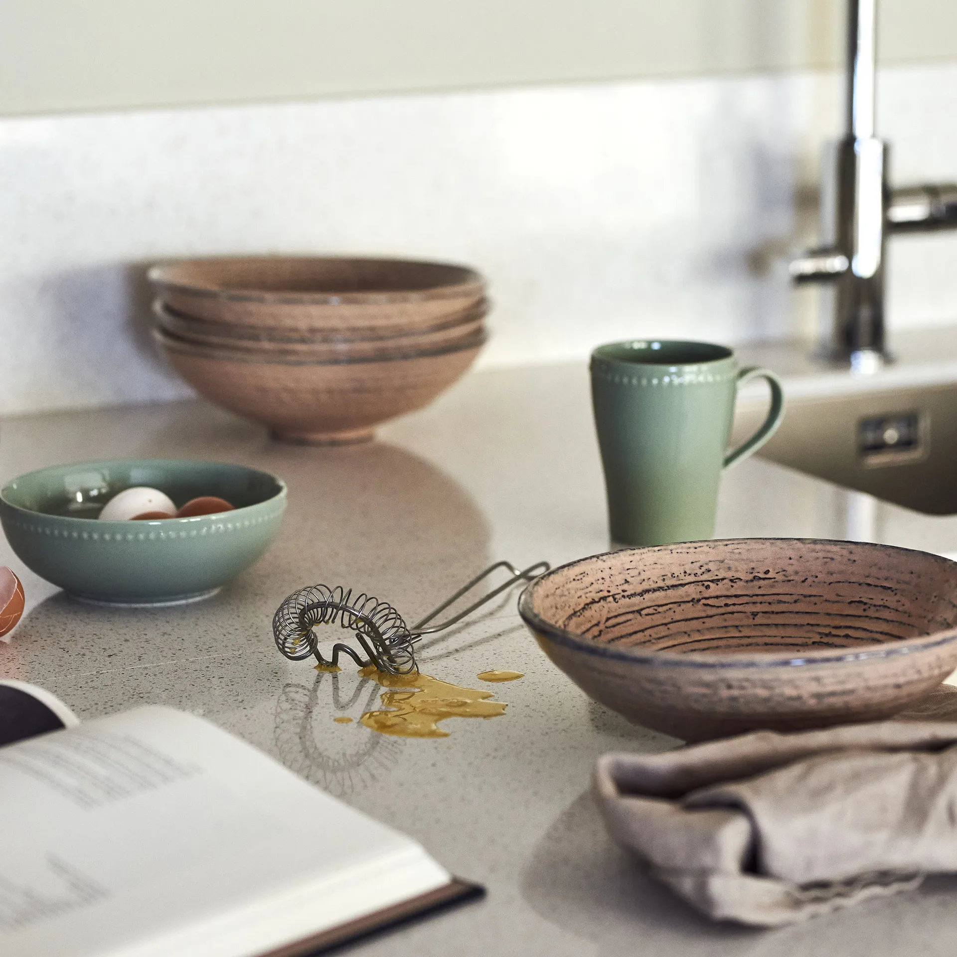 닷츠 브랙퍼스트 보울 60 cl 4개 세트, Green Scandi Living | 스칸디리빙