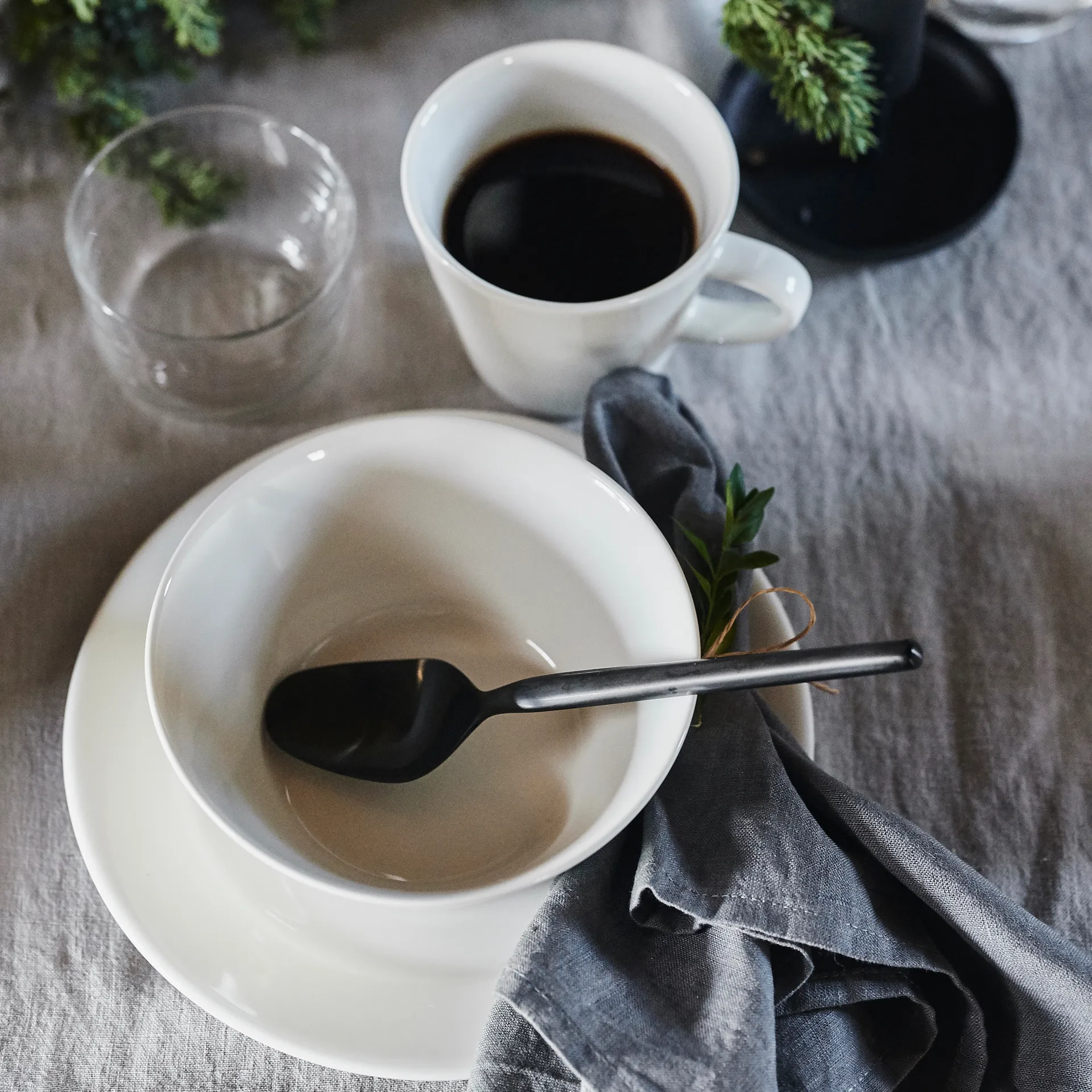 칼크 보울 60 cl 4개 세트, white Scandi Living | 스칸디리빙