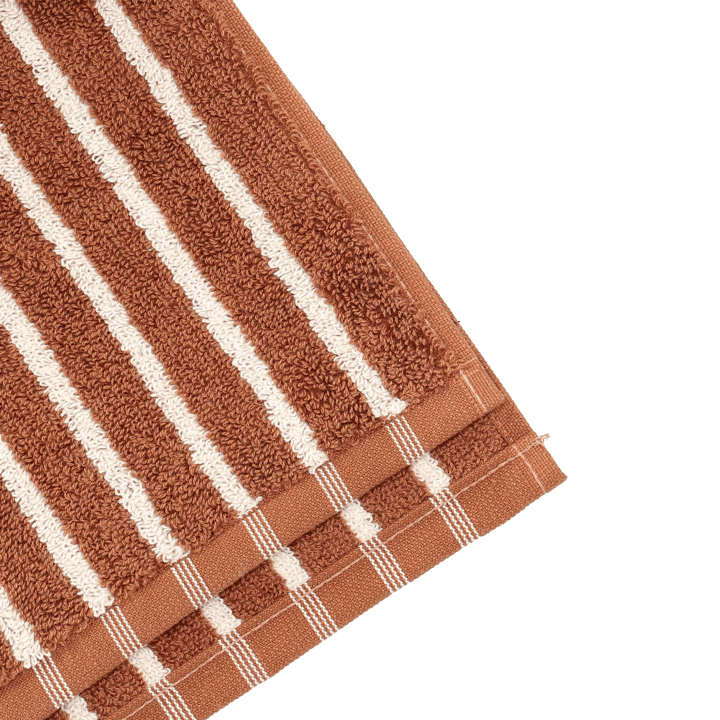 드리프트 바스 타월 70x140 cm, Brown-white Scandi Living | 스칸디리빙