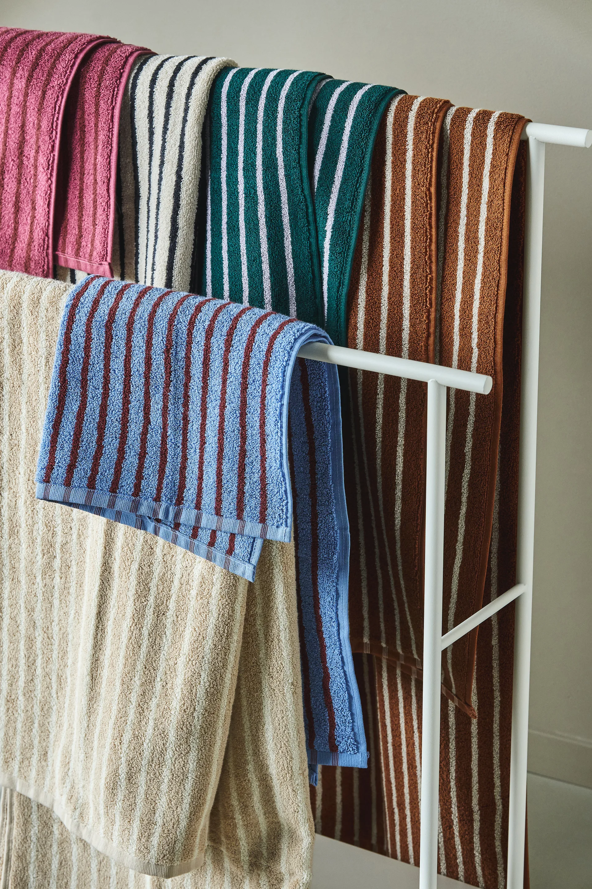 드리프트 바스 타월 70x140 cm, Brown-white Scandi Living | 스칸디리빙