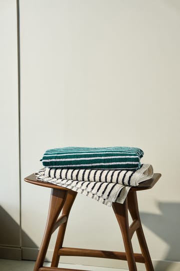드리프트 바스 타월 70x140 cm - White-black - Scandi Living | 스칸디리빙