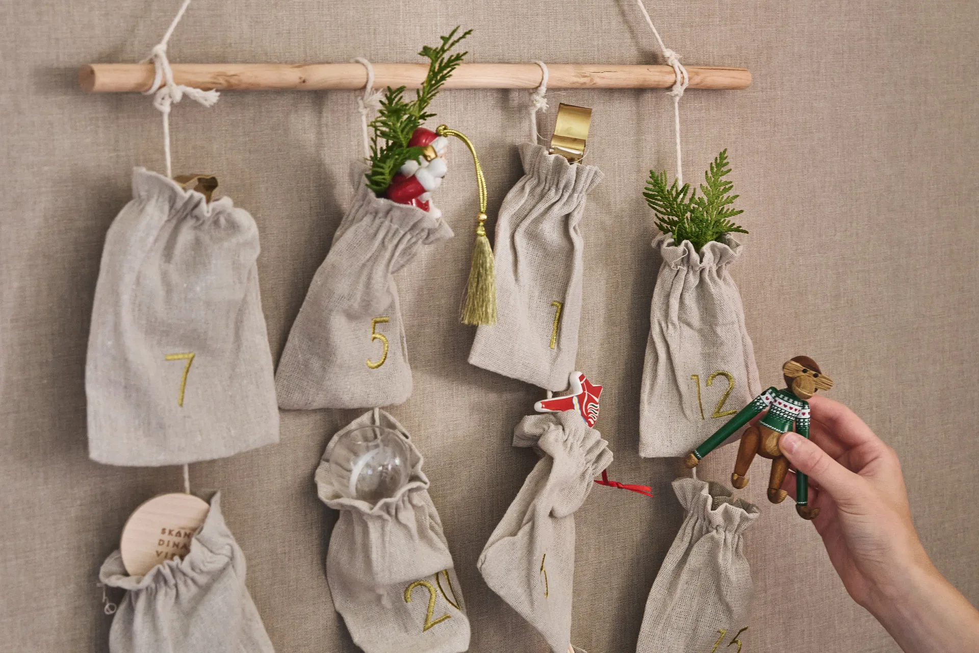 조이풀 대림절 캘린더 75 cm, 75 cm Scandi Living | 스칸디리빙