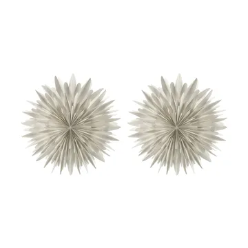 루나 대림절 별 전등갓 Ø80 cm 2개 세트 - White with dots - Scandi Living