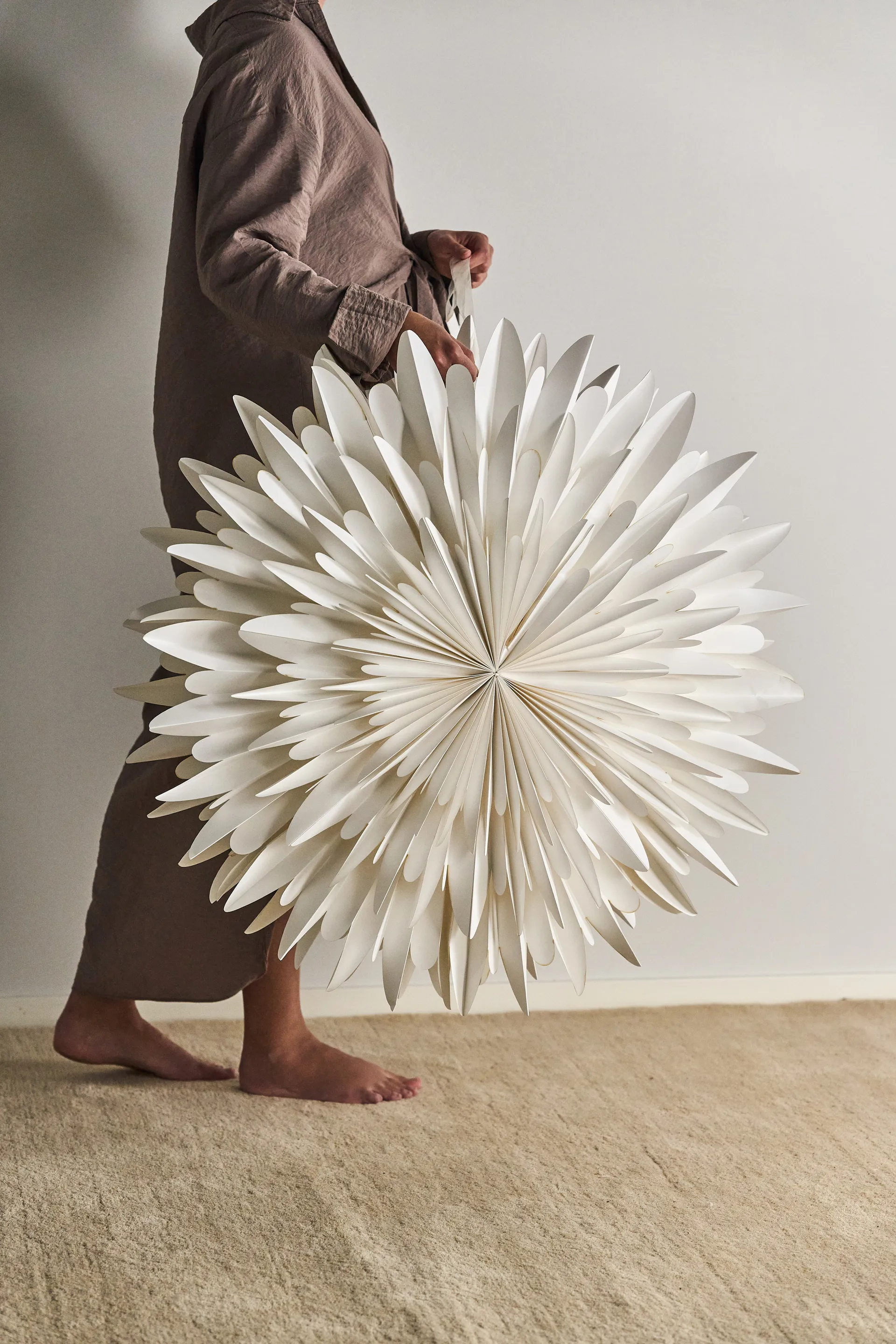 루나 대림절 별 전등갓 화이트, 80 cm Scandi Living | 스칸디리빙