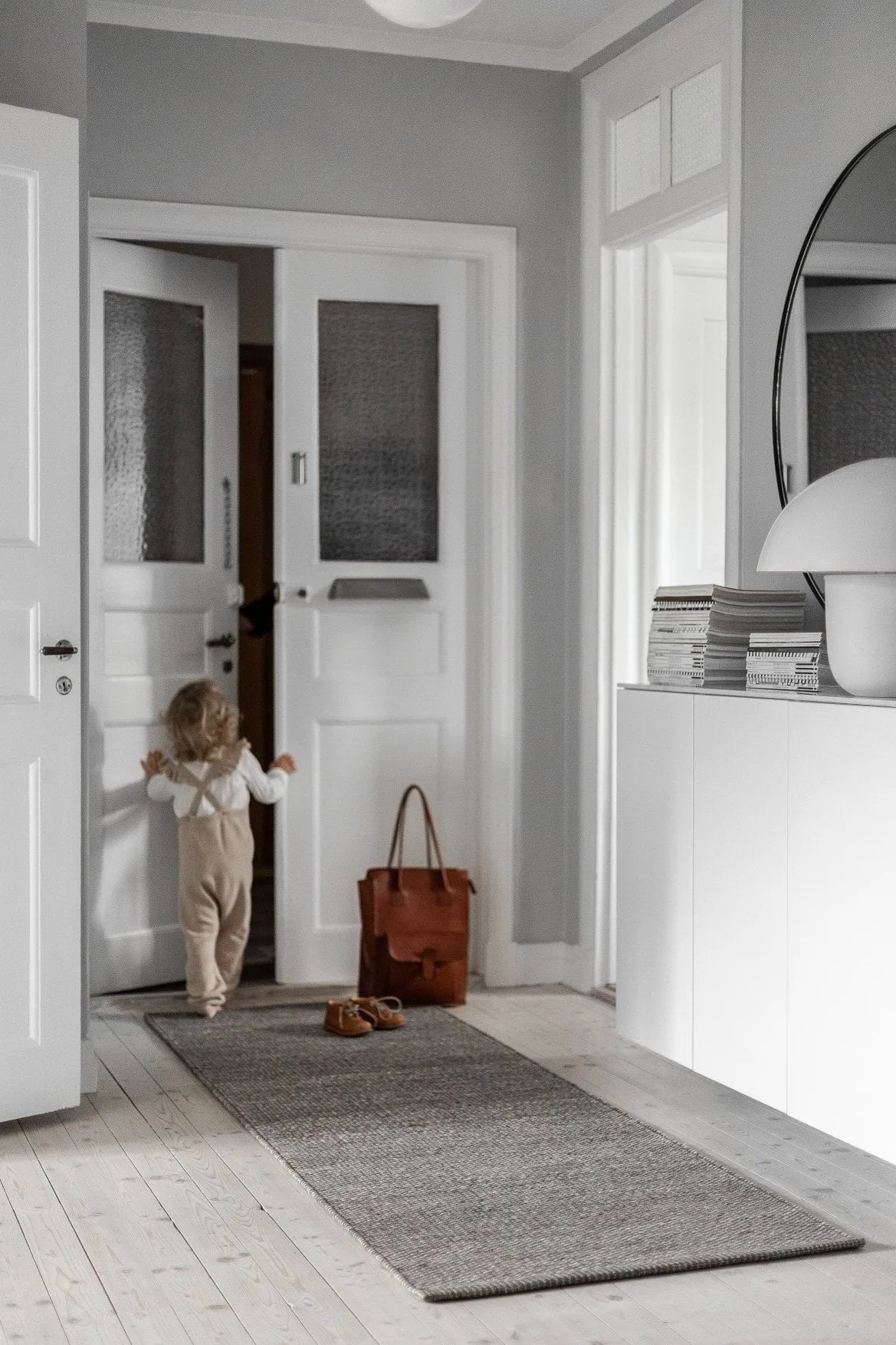 레아 울 카페트 블랙, 80x240 cm Scandi Living | 스칸디리빙