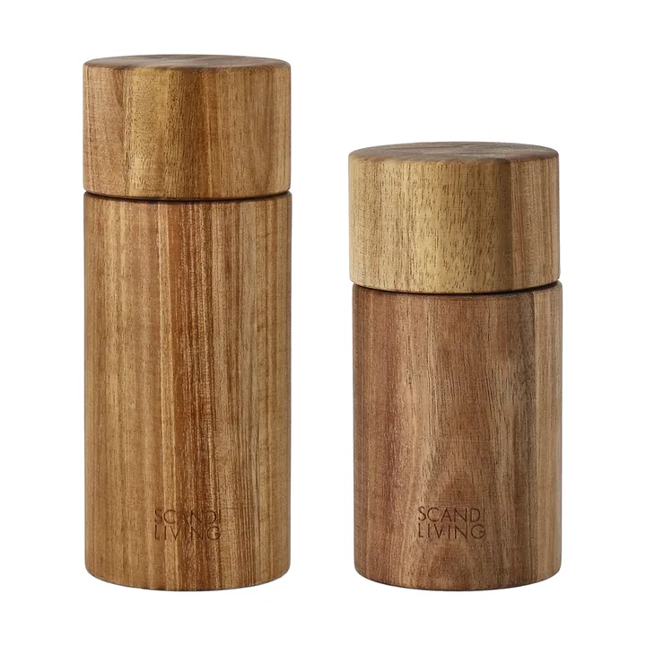 할로우 소금 & 후추 그라인더 - Acacia wood - Scandi Living