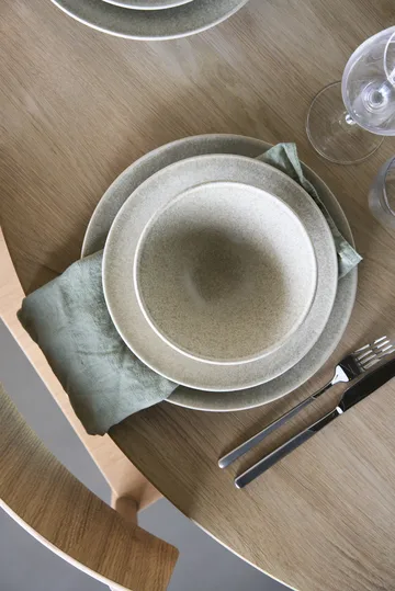 테라 수프 보울 - Beige Stoneware, Ø16 cm - Scandi Living | 스칸디리빙