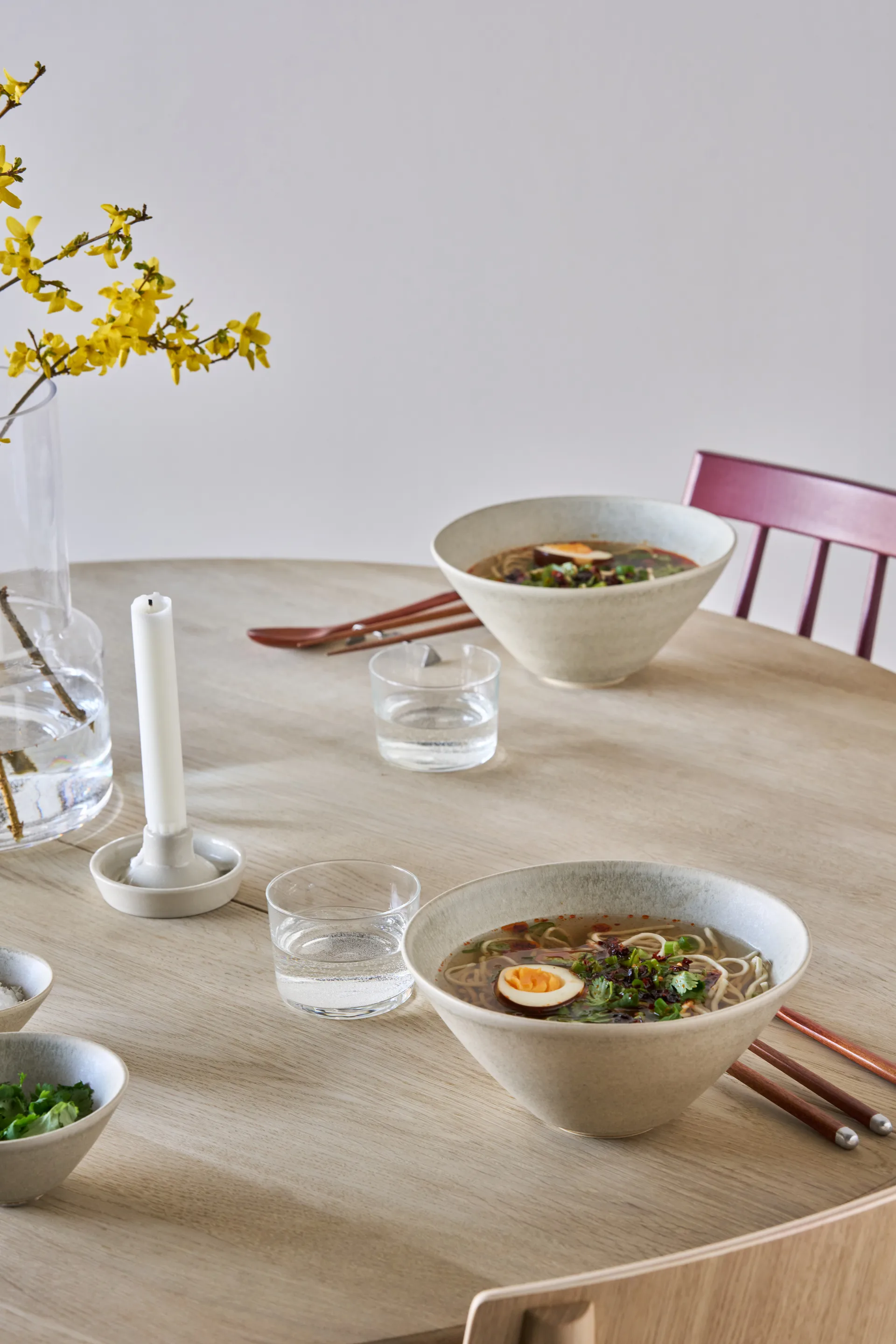 테라 라면 보울, Beige Stoneware, Ø20 cm Scandi Living | 스칸디리빙