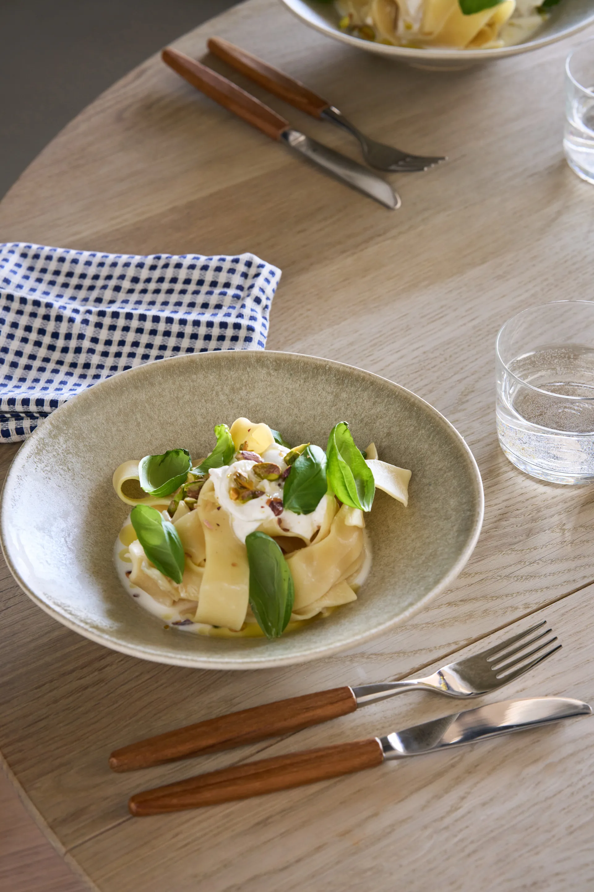 테라 파스타 플레이트, Beige Stoneware, Ø22,5 cm Scandi Living | 스칸디리빙