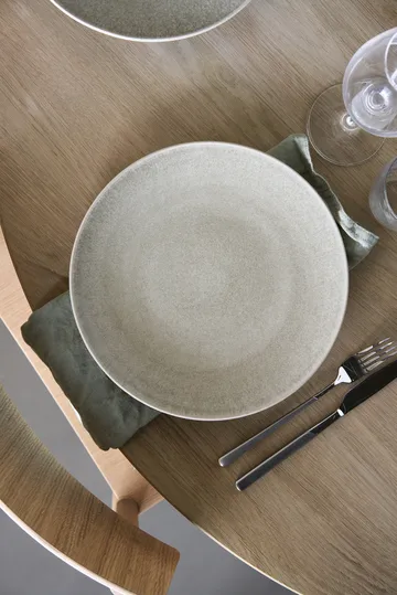 테라 디너 플레이트 - Beige Stoneware, Ø26,5 cm - Scandi Living | 스칸디리빙