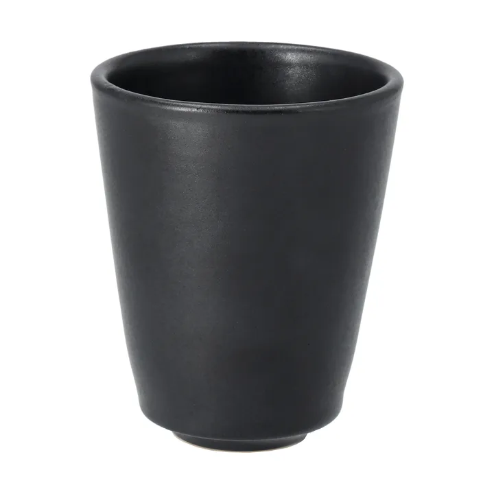 테라 카푸치노 컵 - Black Stoneware, 14,5 cl - Scandi Living | 스칸디리빙