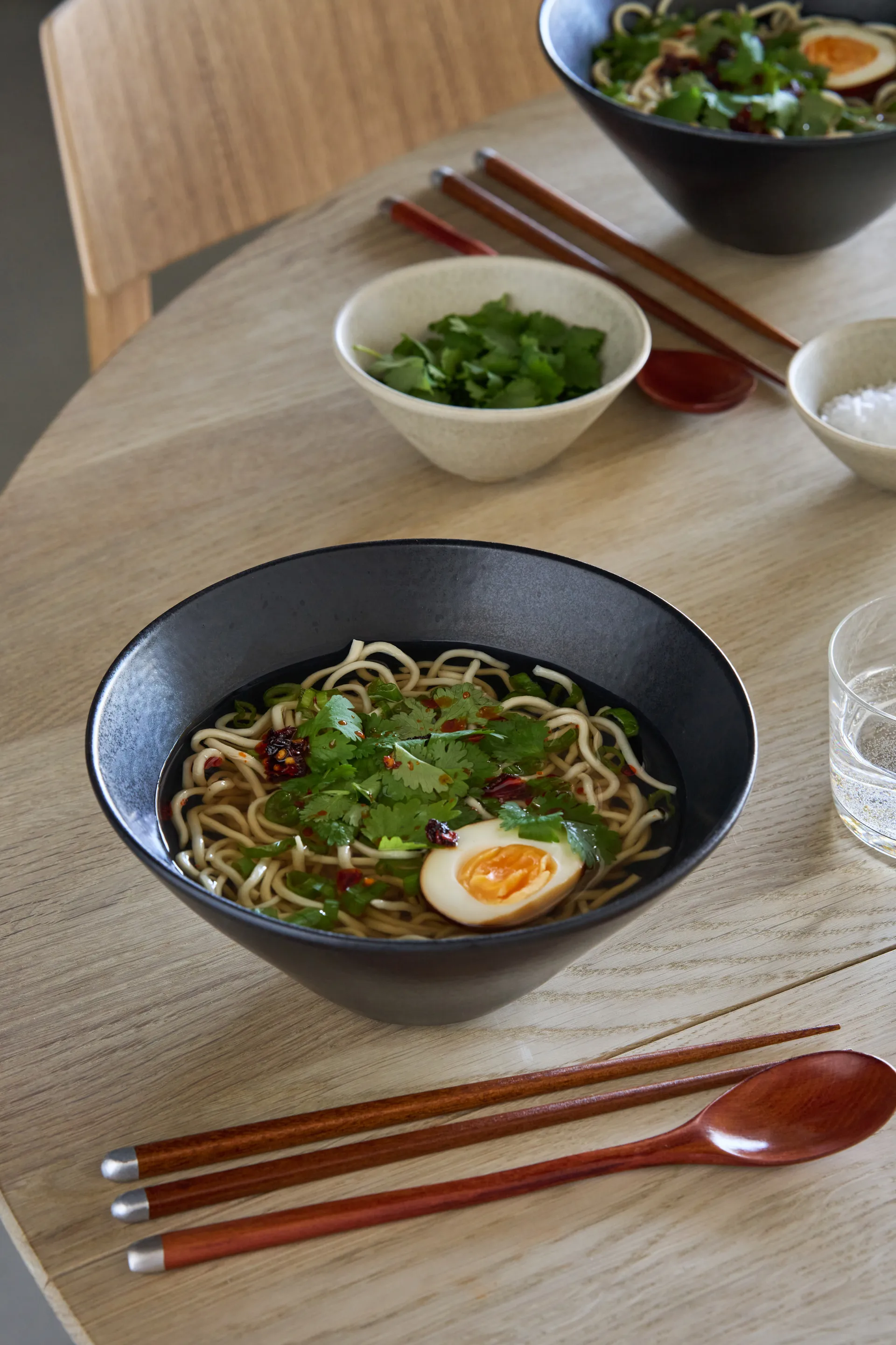 테라 라면 보울, Black Stoneware, Ø20 cm Scandi Living | 스칸디리빙
