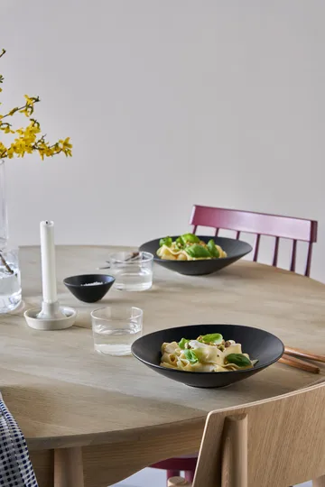 테라 파스타 플레이트 - Black Stoneware, Ø22,5 cm - Scandi Living | 스칸디리빙