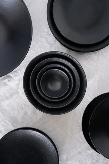 테라 파스타 플레이트 - Black Stoneware, Ø22,5 cm - Scandi Living | 스칸디리빙