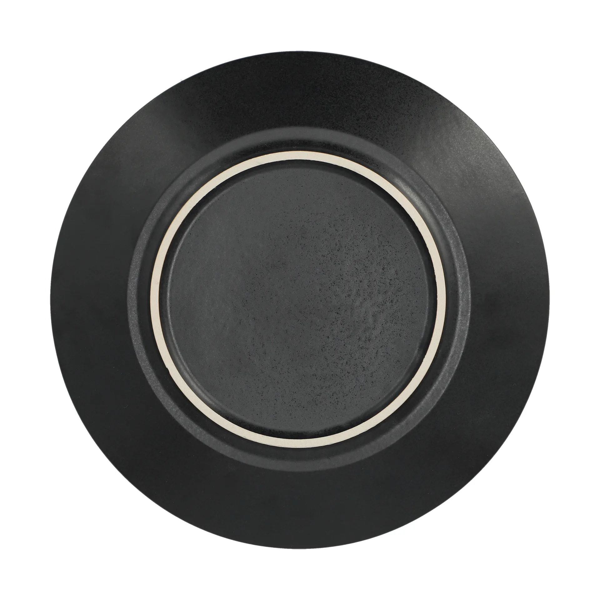 테라 디너 플레이트, Black Stoneware, Ø26,5 cm Scandi Living | 스칸디리빙