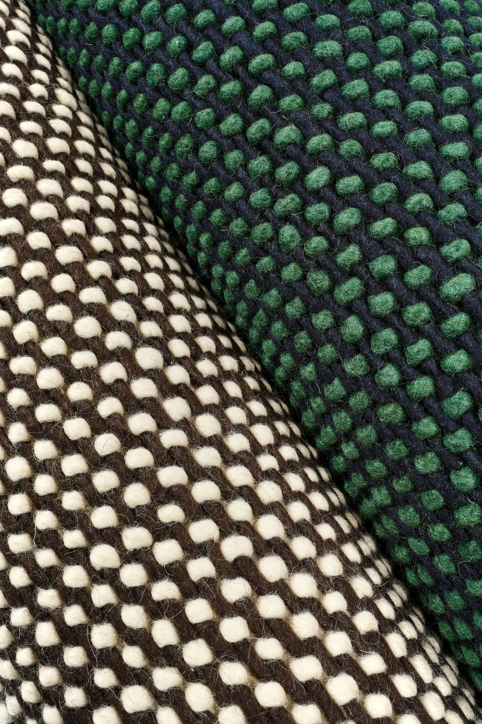 힐 울 러그 화이트/브라운, Blue-green, 170x240 cm Scandi Living | 스칸디리빙